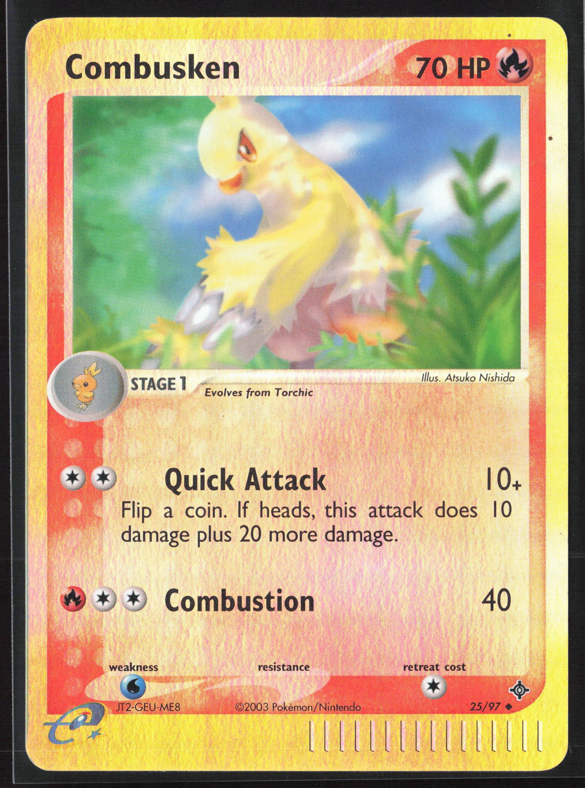 EX Dragon #25/97 Combusken Reverse Holo 30222