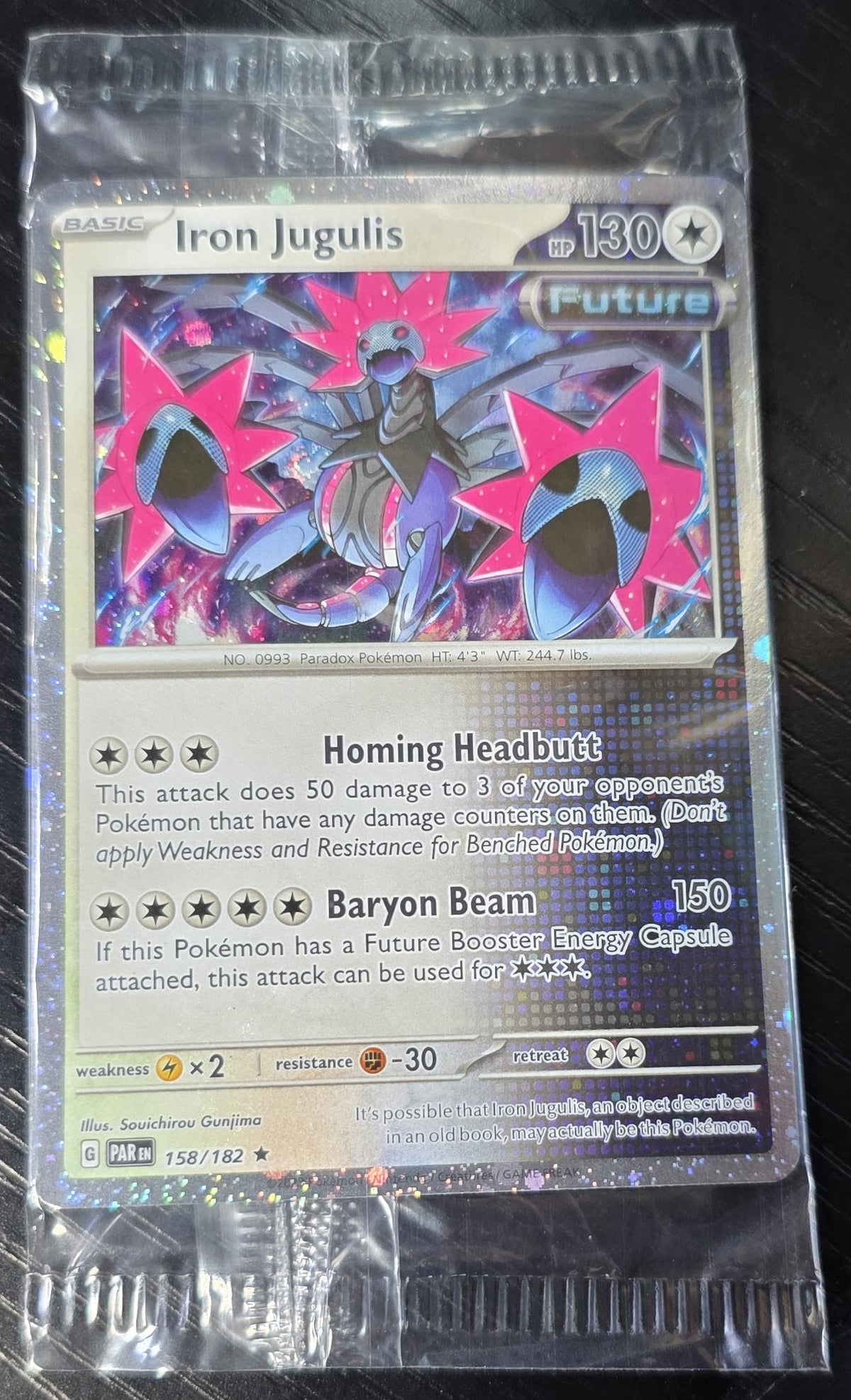 Miscellaneous Cards & Products #158/182 Iron Jugulis Cosmos Holo Sealed 30234