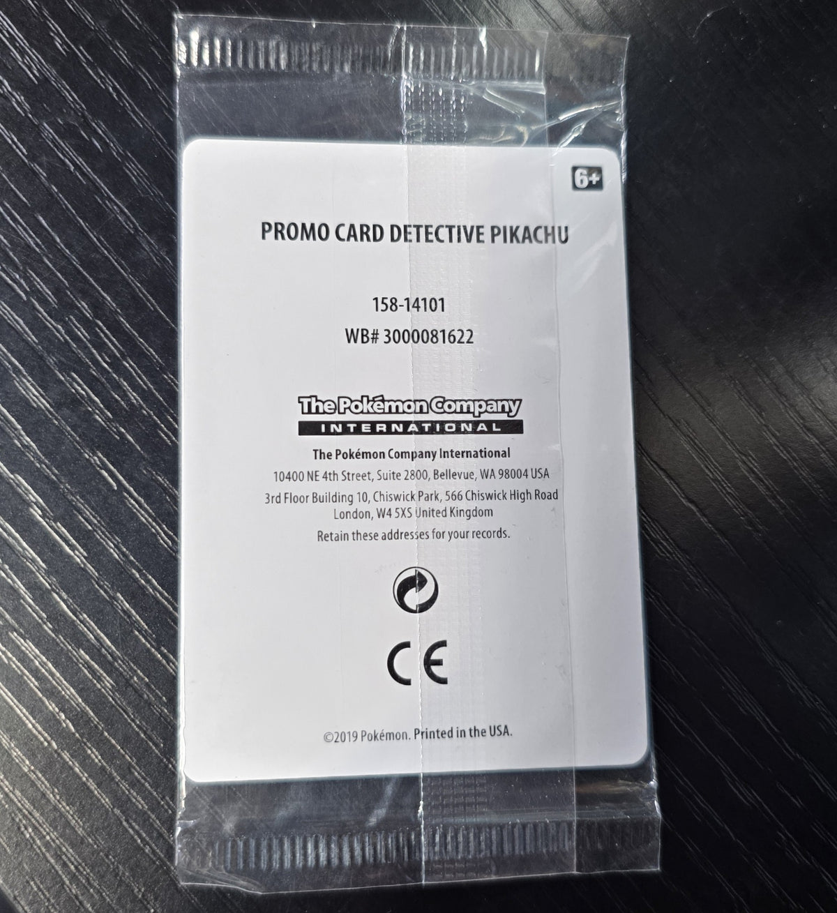 SM Promos #SM190 Detective Pikachu Stamped Holo Sealed 30236