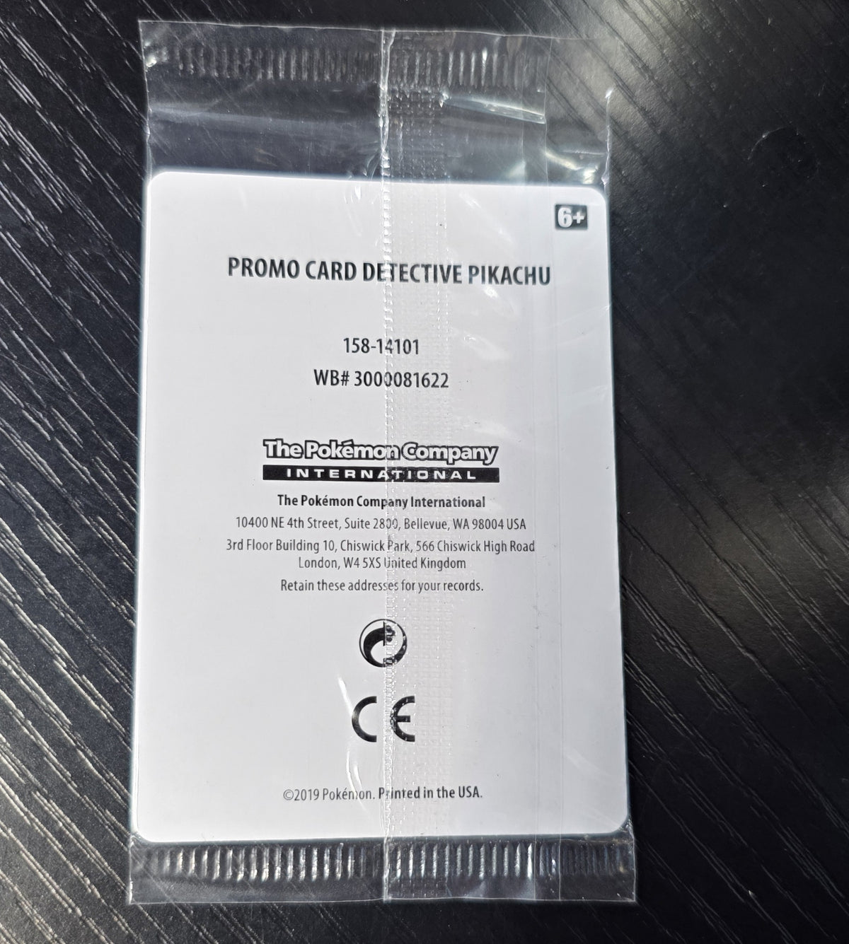 SM Promos #SM190 Detective Pikachu Stamped Holo Sealed 30237