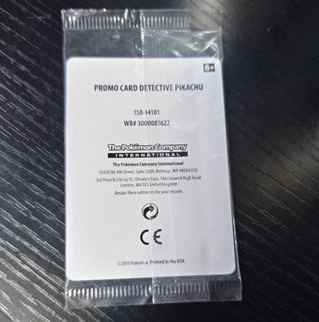 SM Promos #SM190 Detective Pikachu Stamped Holo Sealed 30240