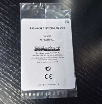 SM Promos #SM190 Detective Pikachu Stamped Holo Sealed 30240