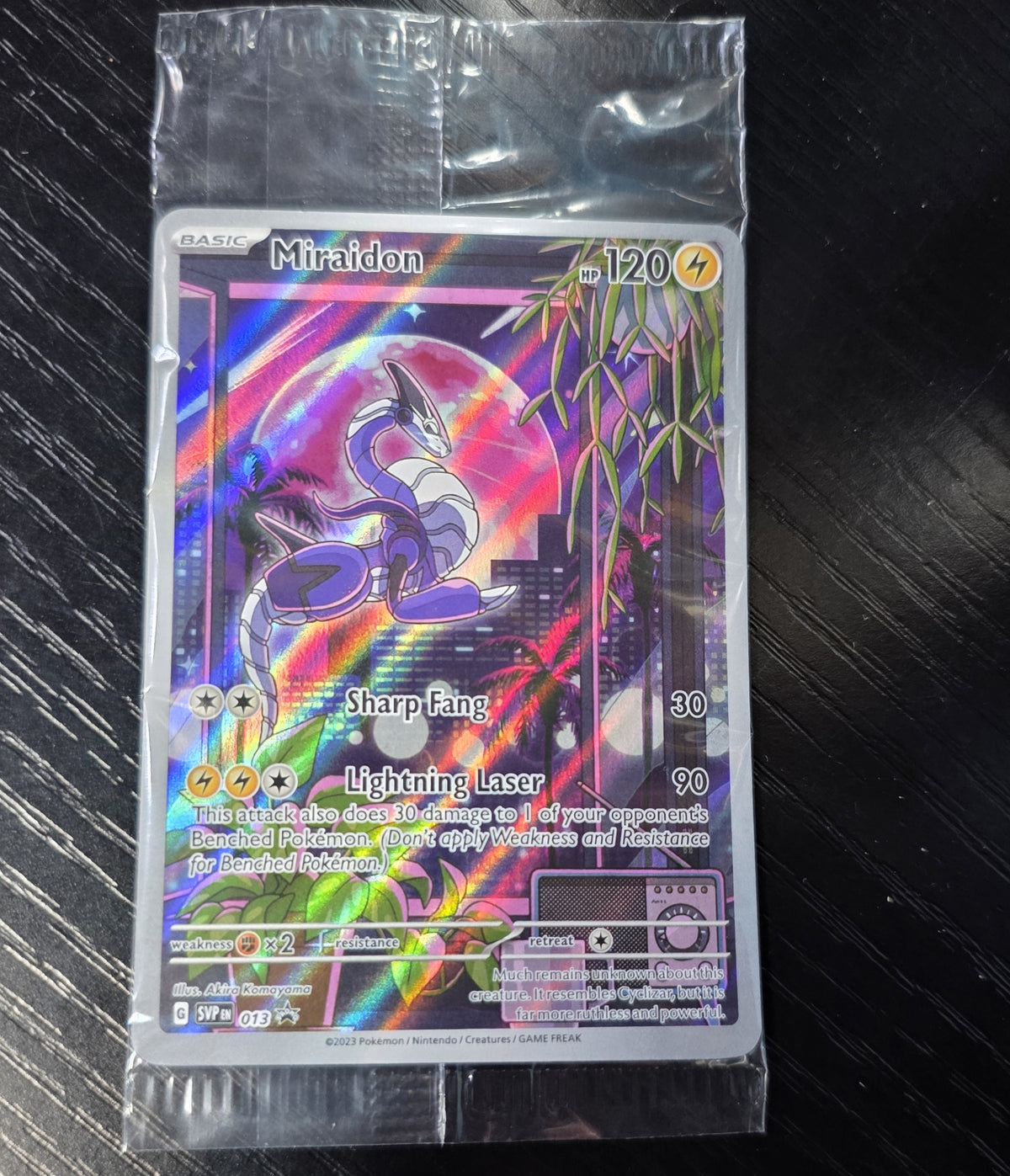 SV: Scarlet & Violet Promo Cards #013 Miraidon Sealed Holo 30245