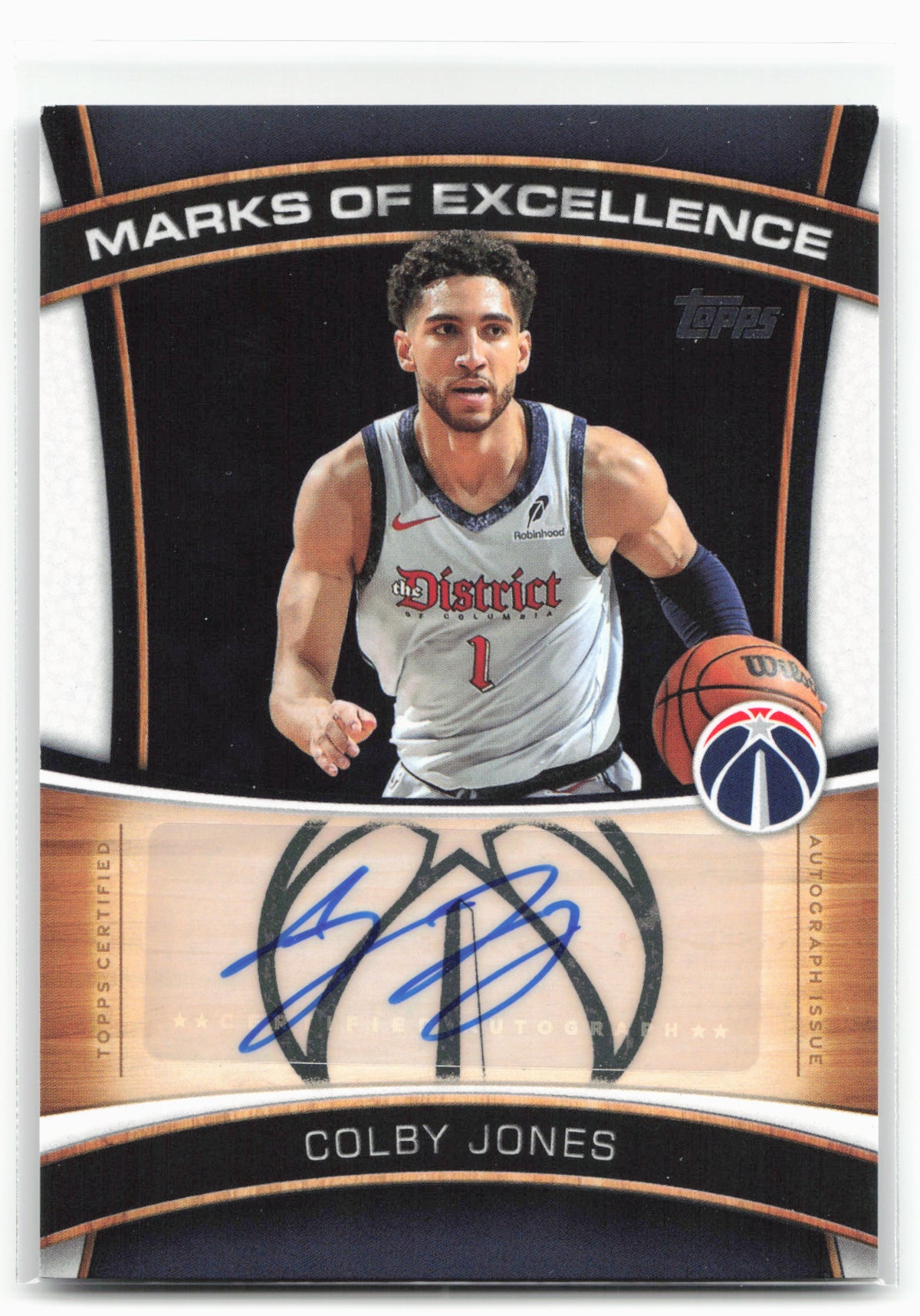 2025-26 Topps #ME-CJ Colby Jones Marks of Excellence