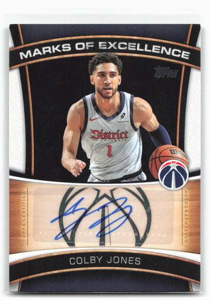 2025-26 Topps #ME-CJ Colby Jones Marks of Excellence