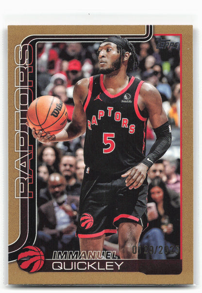 2025-26 Topps #32 Immanuel Quickley Gold 30253