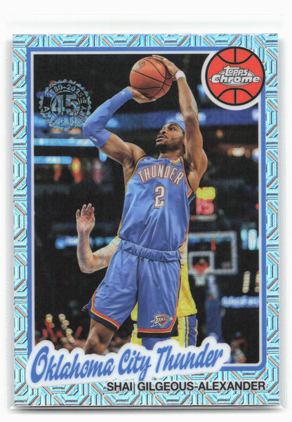 2025-26 Topps #TC-SG Shai Gilgeous-Alexander 1980-81 Topps Chrome 30255