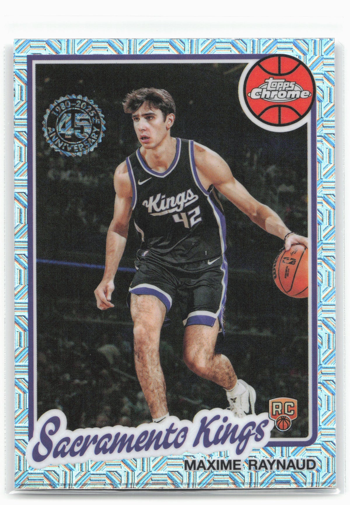 2025-26 Topps #TC-MR Maxime Raynaud 1980-81 Topps Chrome Basketball