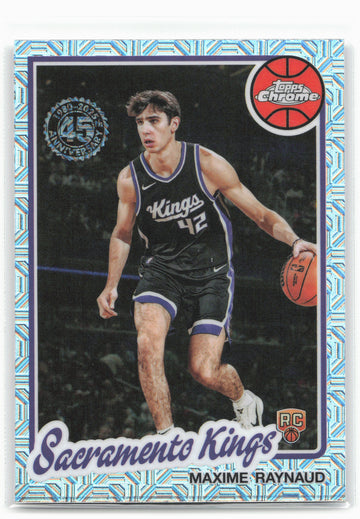 
2025-26 Topps #TC-MR Maxime Raynaud 1980-81 Topps Chrome Basketball