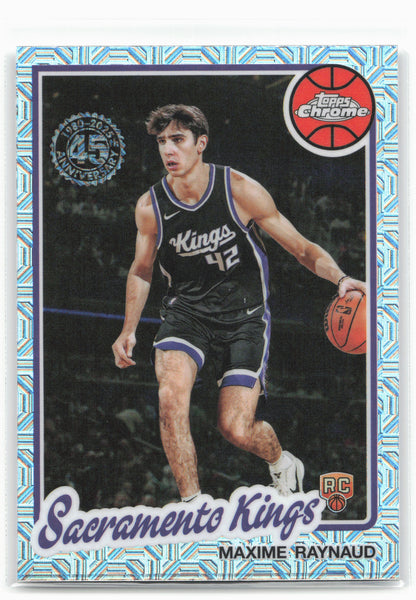 2025-26 Topps #TC-MR Maxime Raynaud 1980-81 Topps Chrome Basketball