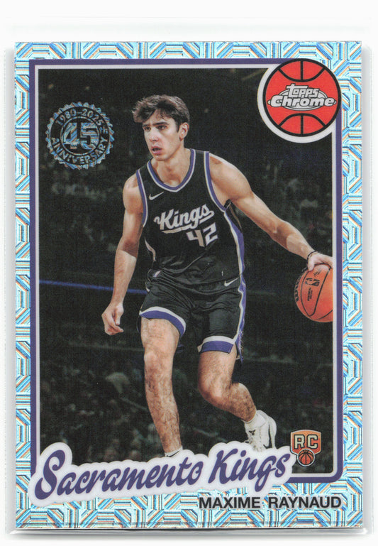 2025-26 Topps #TC-MR Maxime Raynaud 1980-81 Topps Chrome Basketball