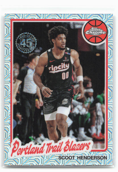 2025-26 Topps #TC-SH Scoot Henderson 1980-81 Topps Chrome Basketball 30263