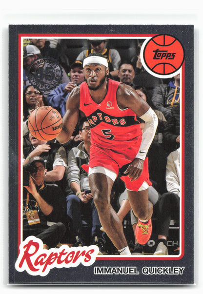 2025-26 Topps #80BK-8 Immanuel Quickley 1980-81 Topps Basketball 30277
