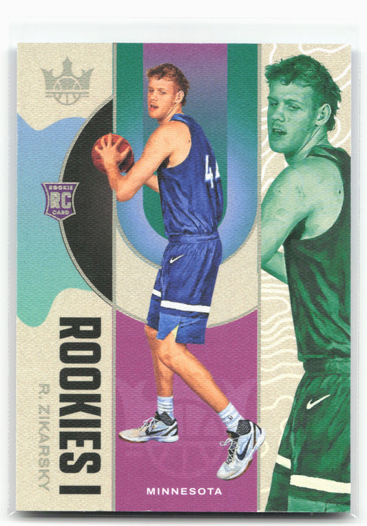 2025-26 Panini Court Kings #132 Rocco Zikarsky Rookies I