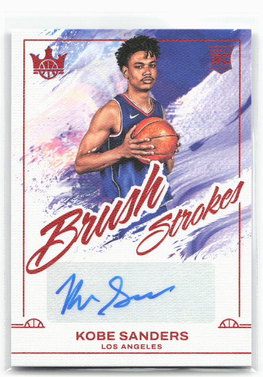 2025-26 Panini Court Kings #BST-KOB Kobe Sanders Brush Strokes 17/35