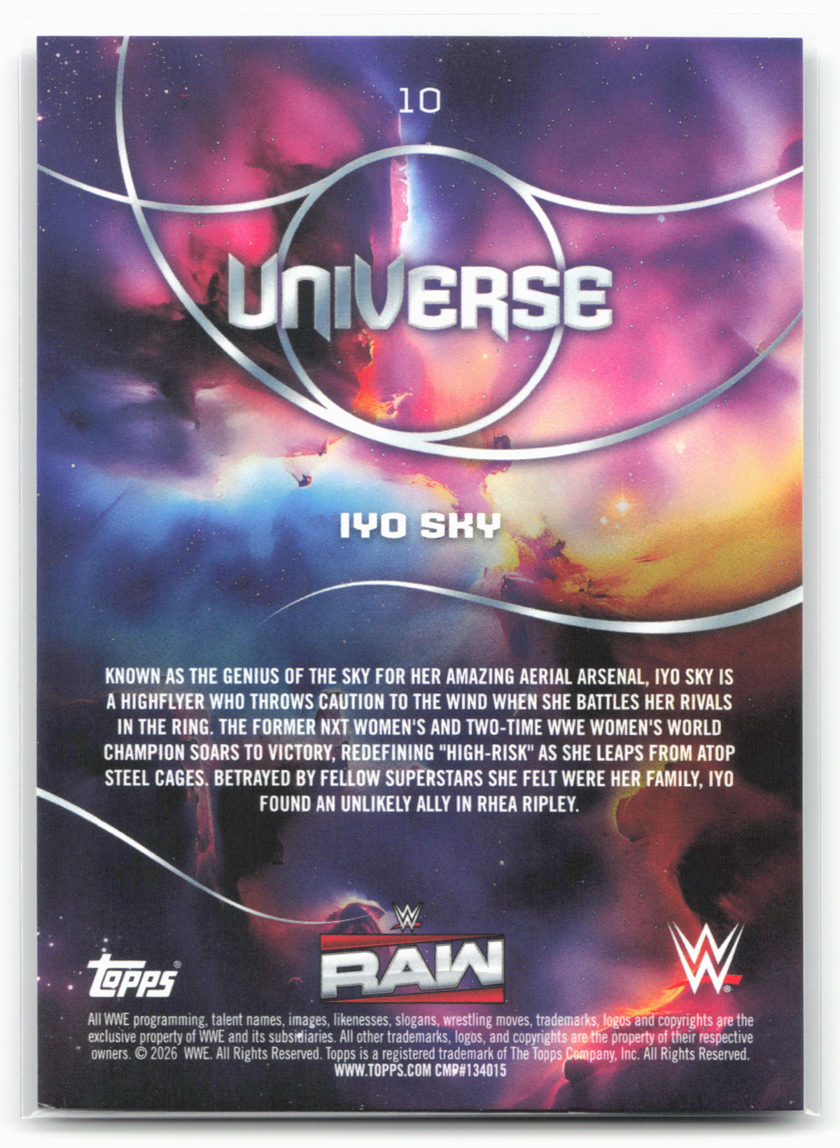 2026 Topps Universe WWE #10 Iyo Sky