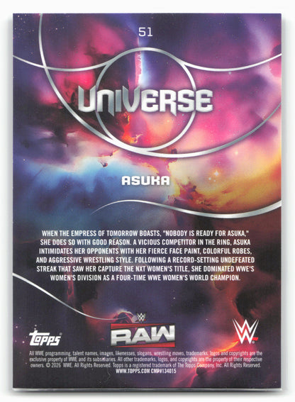 2026 Topps Universe WWE #51 Asuka