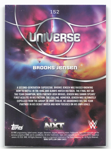 2026 Topps Universe WWE #152 Brooks Jensen