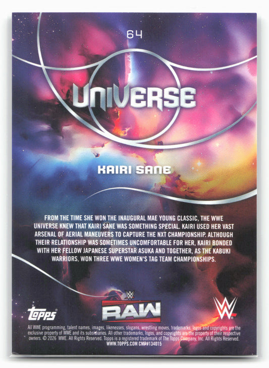 2026 Topps Universe WWE #64 Kairi Sane
