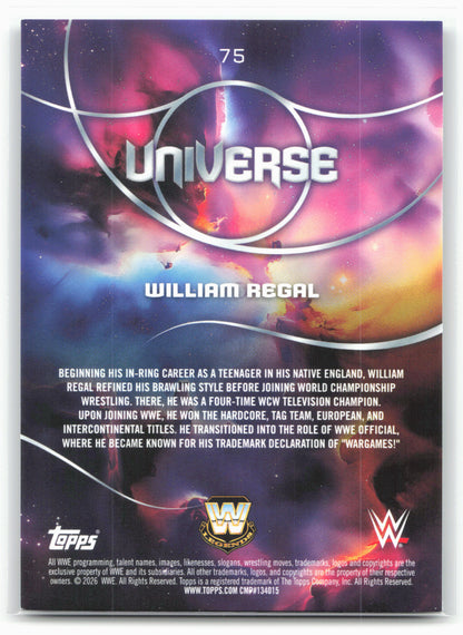 2026 Topps Universe WWE #75 William Regal