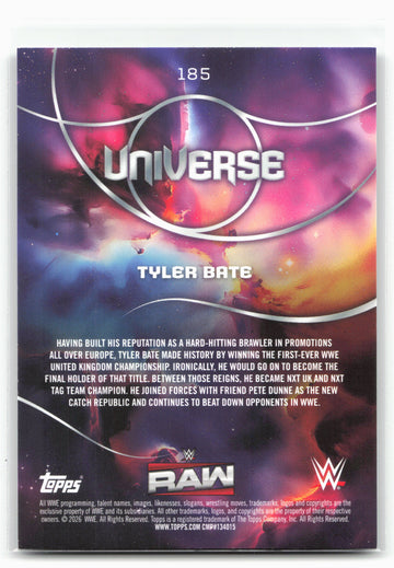 2026 Topps Universe WWE #185 Tyler Bate