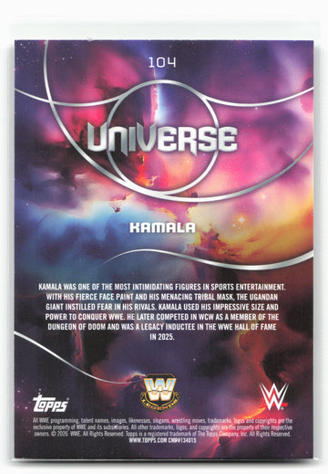 2026 Topps Universe WWE #104 Kamala