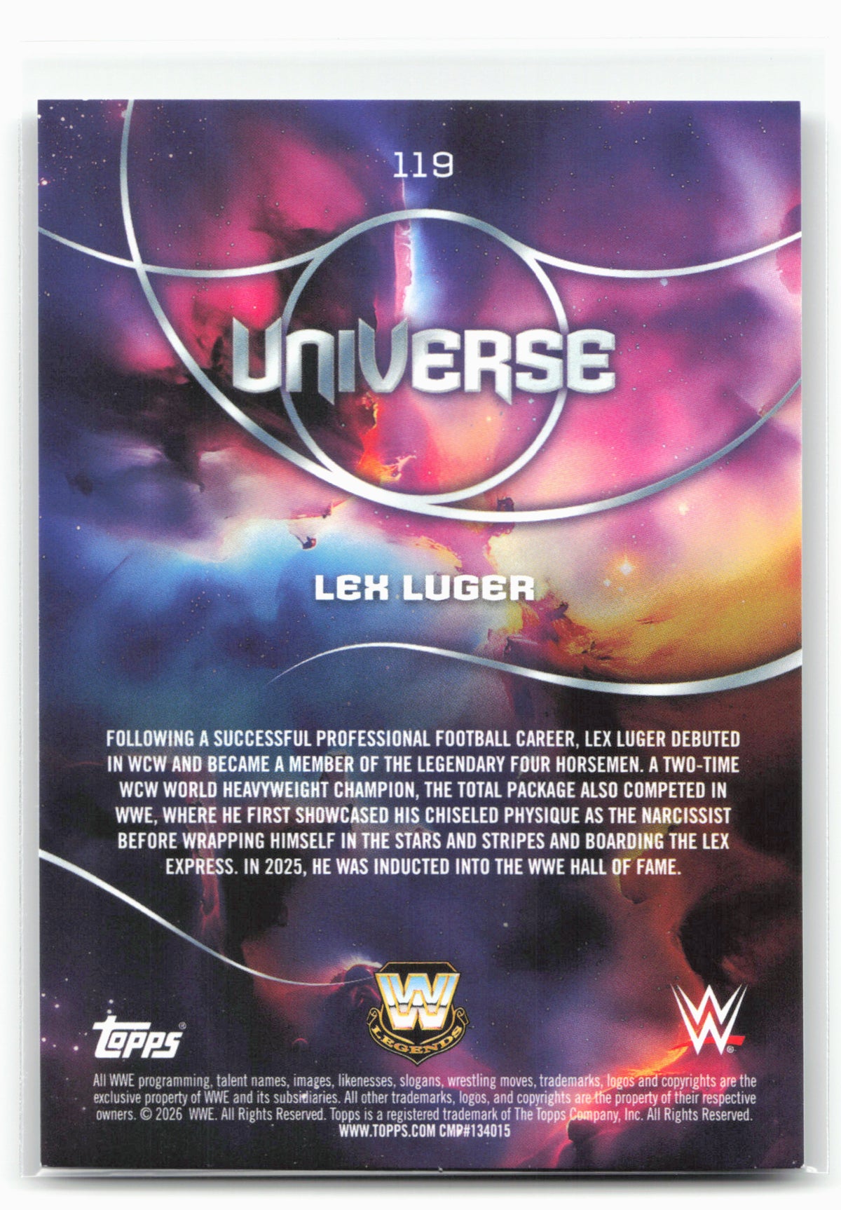 2026 Topps Universe WWE #119 Lex Luger