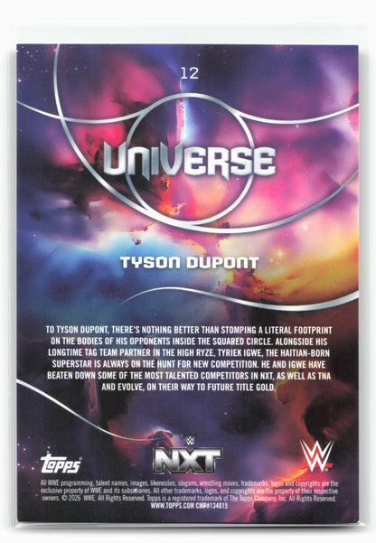 2026 Topps Universe WWE #12 Tyson Dupont