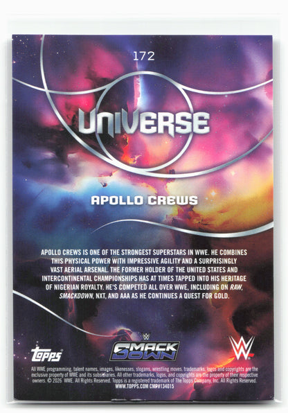 2026 Topps Universe WWE #172 Apollo Crews