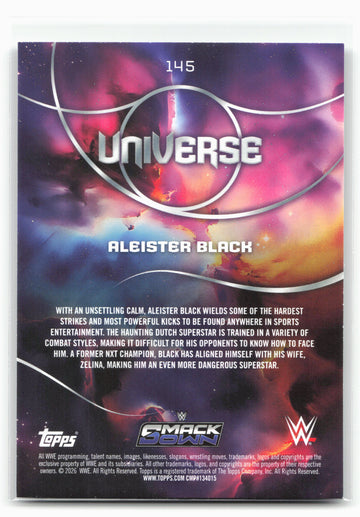 2026 Topps Universe WWE #145 Aleister Black