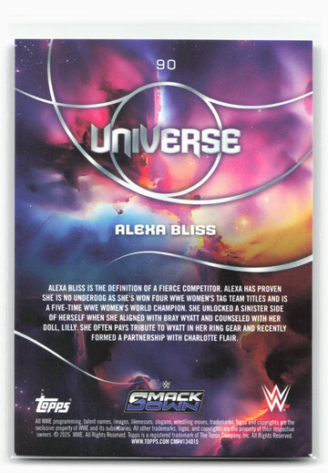 2026 Topps Universe WWE #90 Alexa Bliss