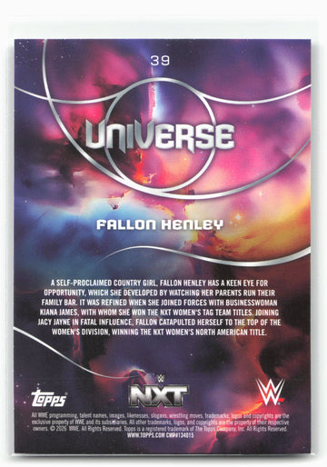 2026 Topps Universe WWE #39 Fallon Henley