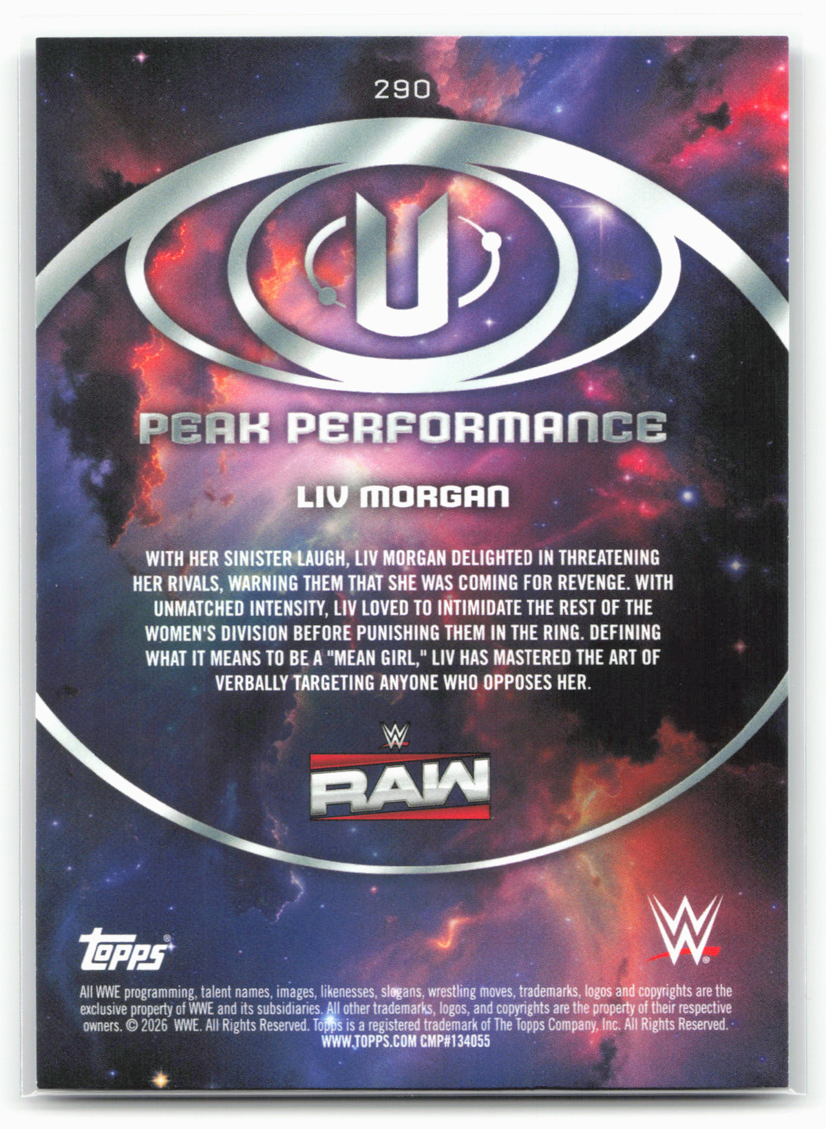 2026 Topps Universe WWE #290 Liv Morgan