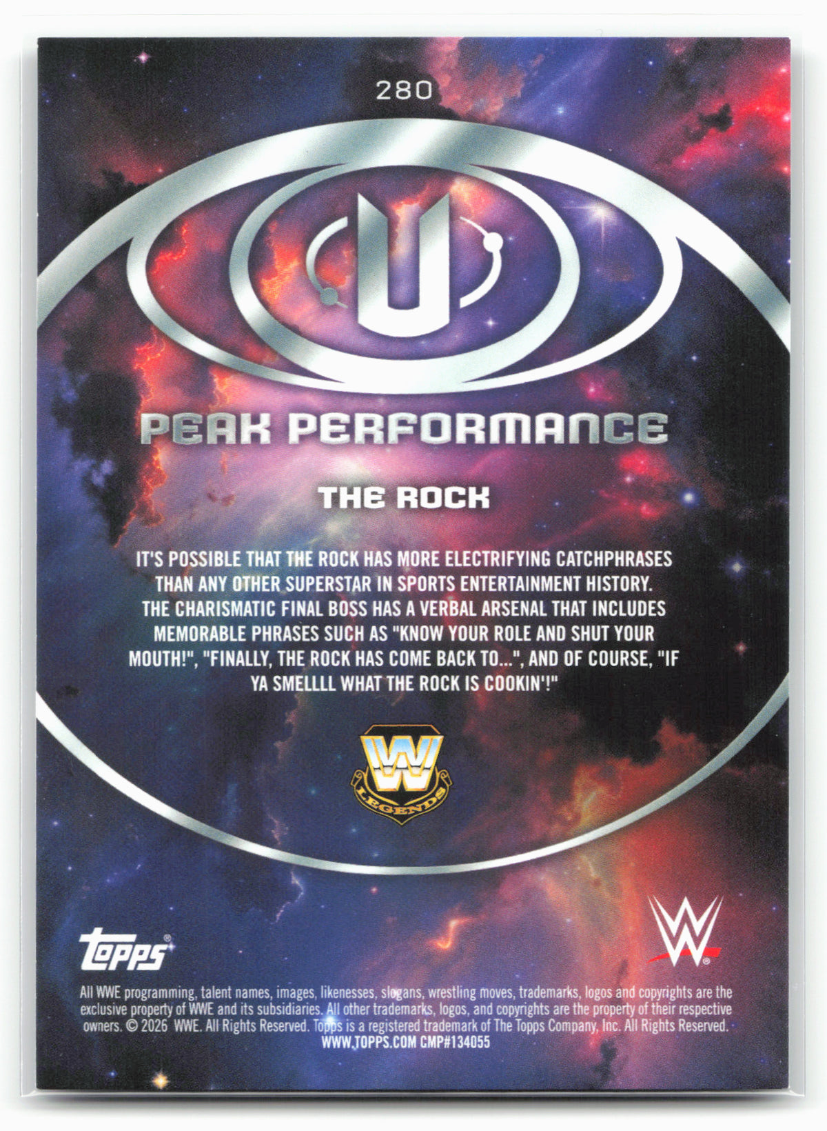 2026 Topps Universe WWE #280 The Rock