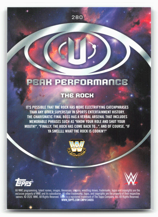 2026 Topps Universe WWE #280 The Rock