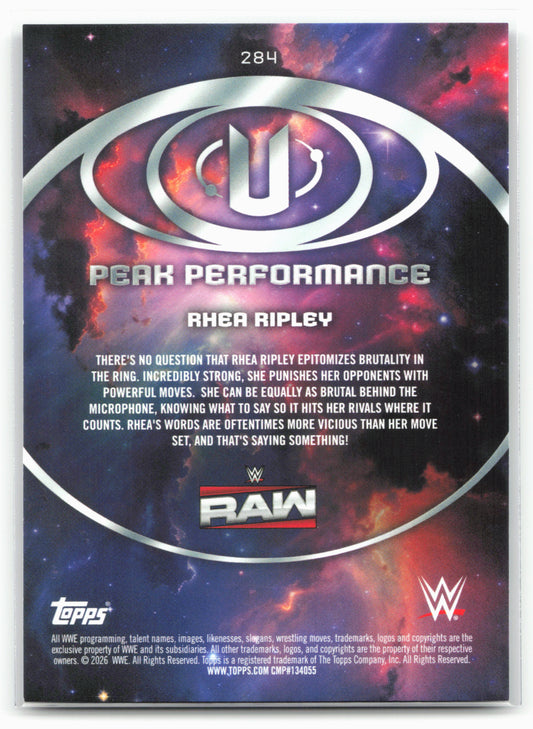 2026 Topps Universe WWE #284 Rhea Ripley