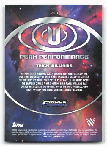 2026 Topps Universe WWE #240 Trick Williams