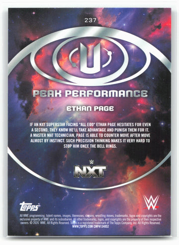 2026 Topps Universe WWE #237 Ethan Page