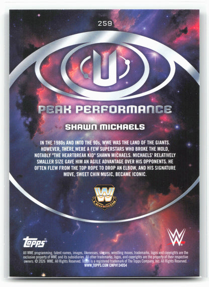 2026 Topps Chrome WWE #259 Shawn Michaels