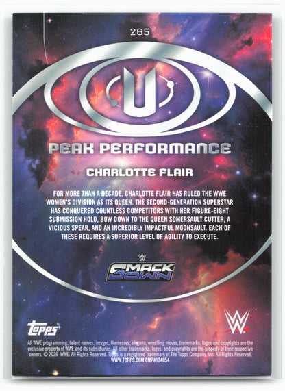 2026 Topps Universe WWE #265 Charlotte Flair Flare