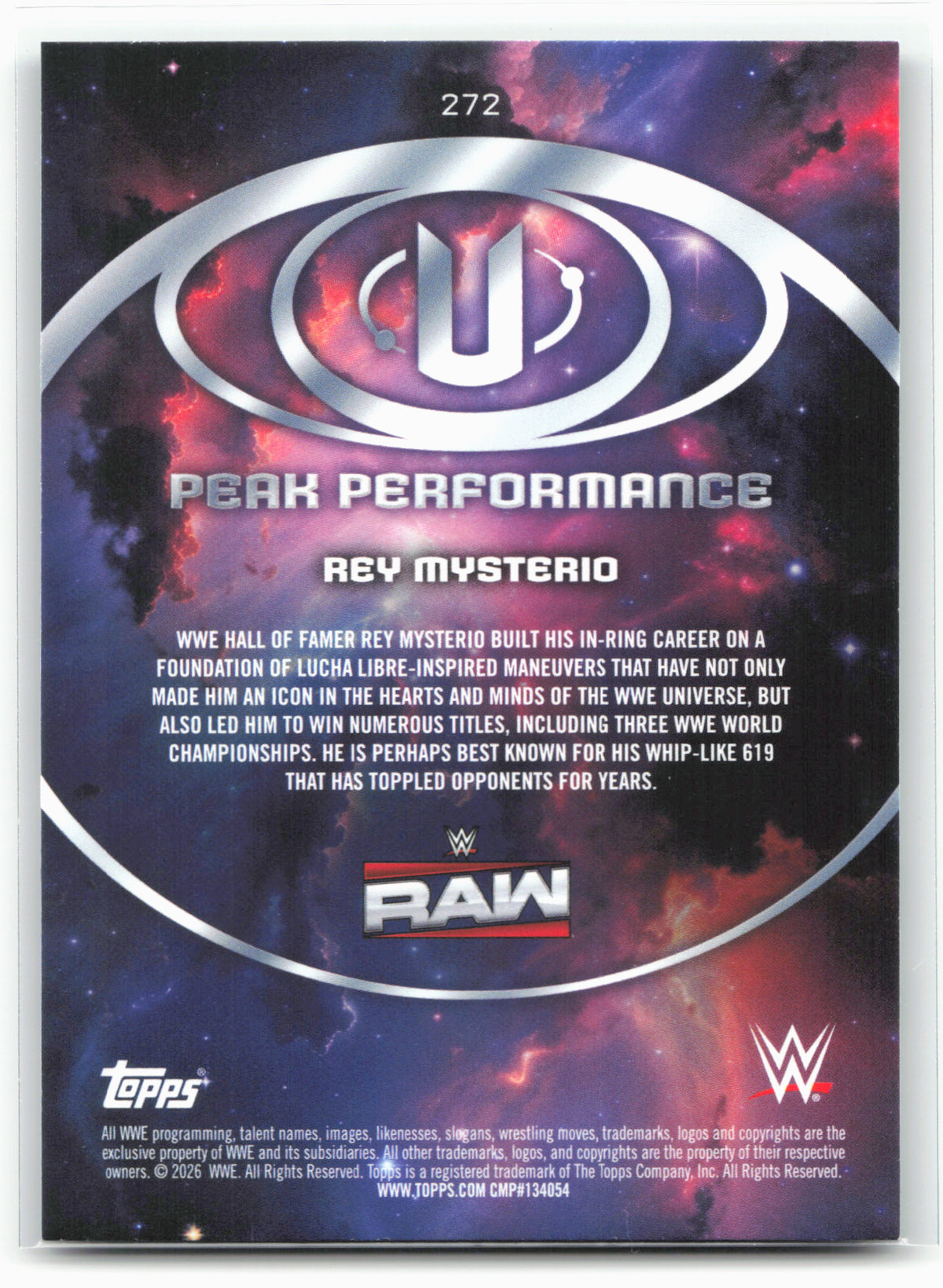 2026 Topps Universe WWE #272 Rey Mysterio