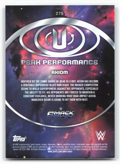 2026 Topps Universe WWE #275 Axiom