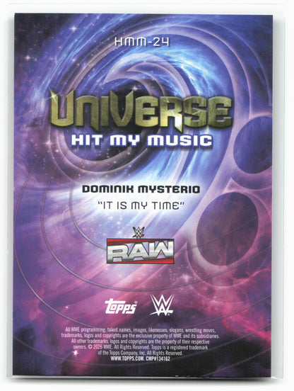2026 Topps Universe WWE #HMM-24 Dominik Mysterio Hit My Music
