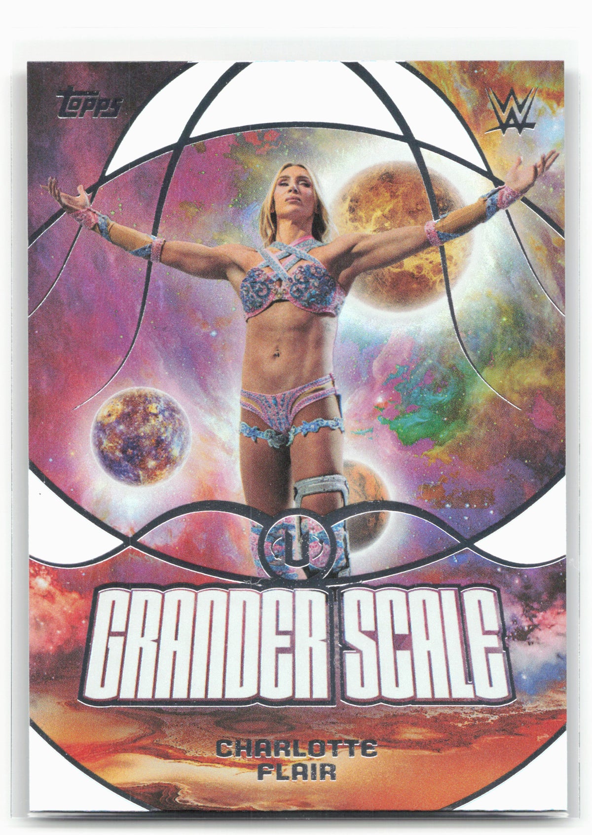 2026 Topps Universe WWE #GS-8 Charlotte Flair Grander Scale