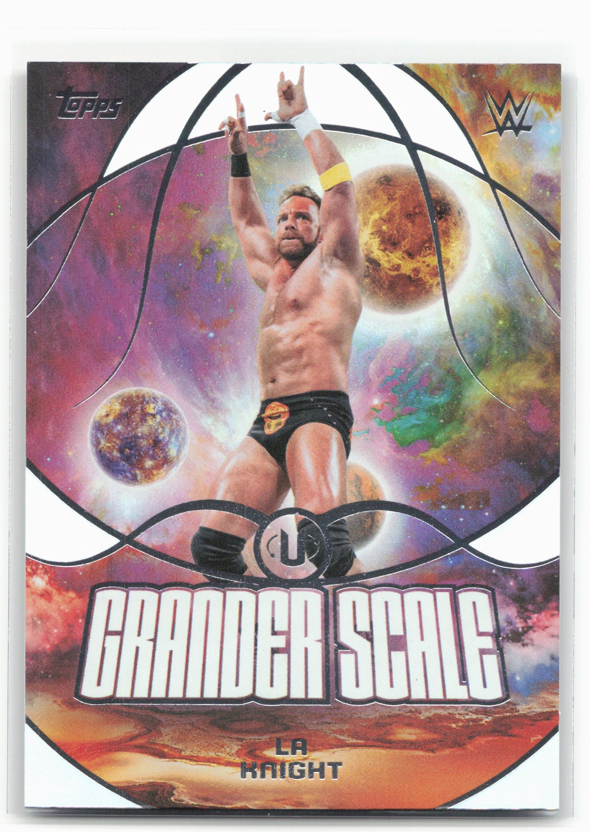 2026 Topps Universe WWE #GS-15 LA Knight Grander Scale