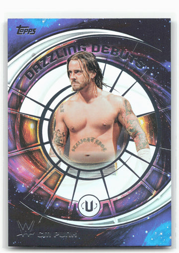 2026 Topps Universe WWE #DD-7 CM Punk Dazzling Debuts
