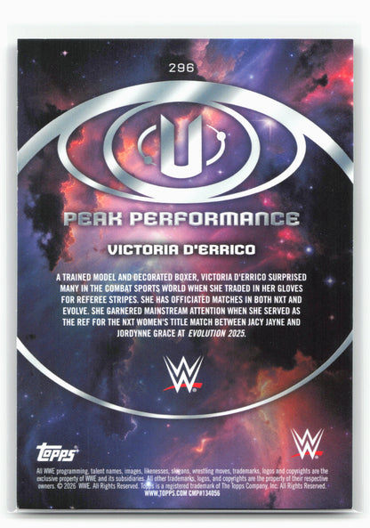 2026 Topps Universe WWE #296 Victoria D'Errico