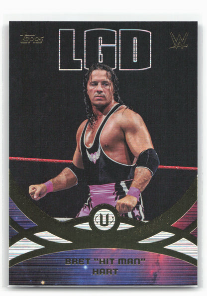 2026 Topps Universe WWE #214 Bret "Hit Man" Hart Flare