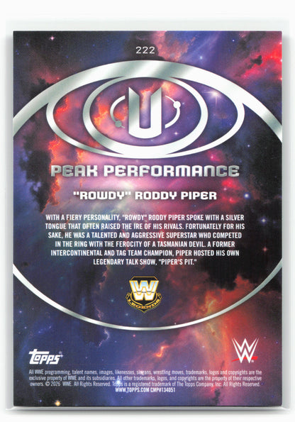 2026 Topps Universe WWE #222 "Rowdy" Roddy Piper