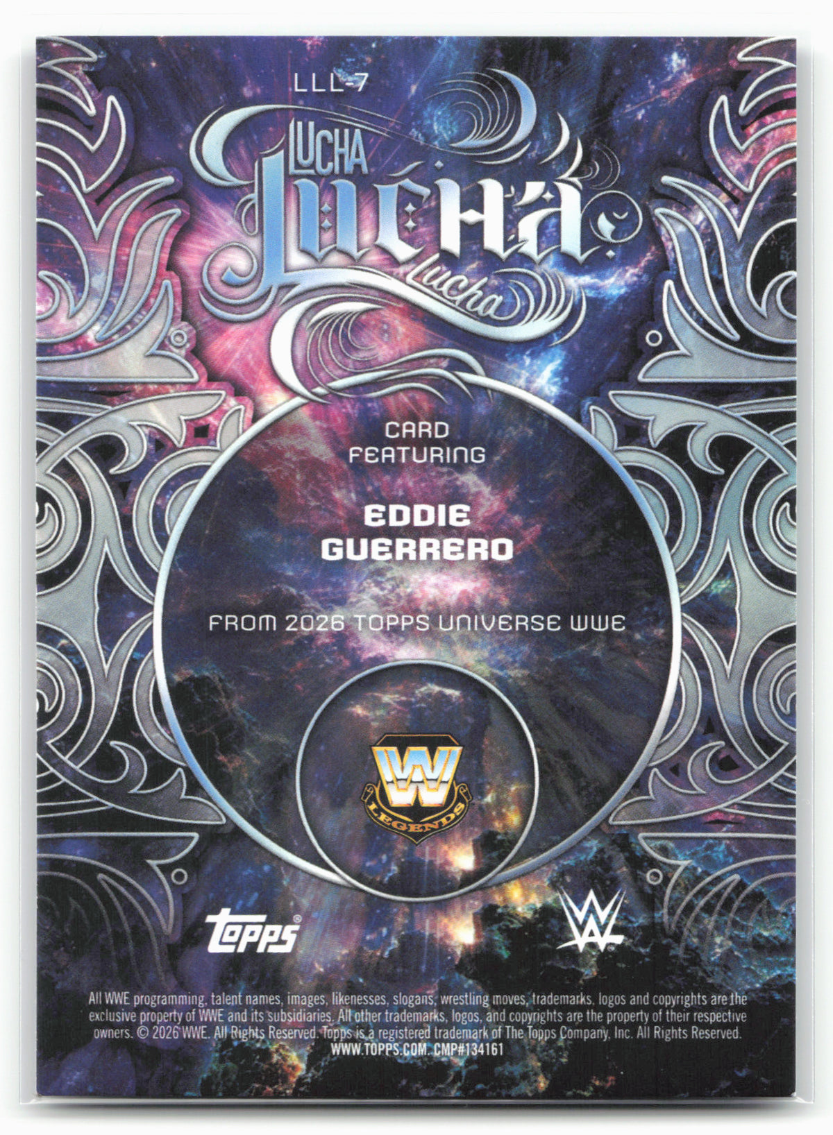 2026 Topps Universe WWE #LLL-7 Eddie Guerrero Lucha Lucha Lucha
